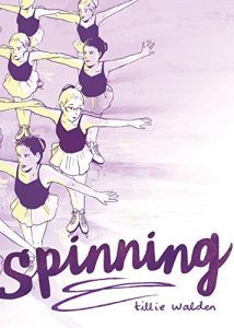 Jacket art for graphic novel Spinning