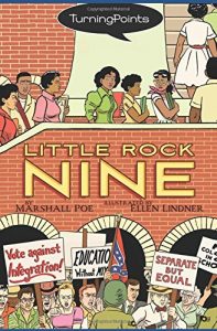 Jacket art for graphic novel Little Rock Nine