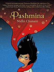 Jacket art for graphic novel Pashmina