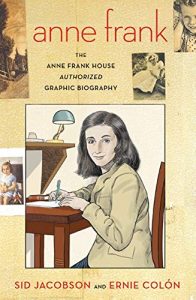 Jacket art for graphic novel Anne Frank