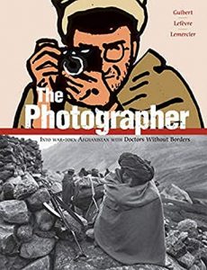 Jacket art for graphic novel The Photographer